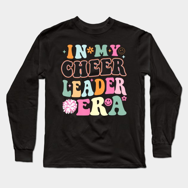 In My Cheer Leader Era Cheerleading Girls Teens Youth Long Sleeve T-Shirt by Cristian Torres